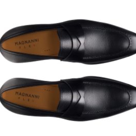 Magnanni
Men\'s Malcom II Leather Penny Loafers nwot 8 main image 4